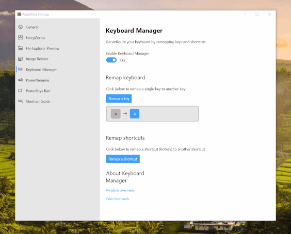 Windows 10 PowerToys运行启动器迎来0.18版本更新 引入键盘管理器功能